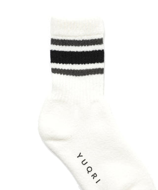 〈SET ITEM〉 puffy  black & puffy line white x black