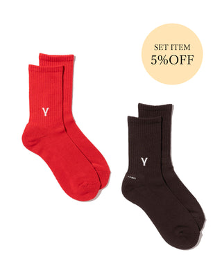 〈SET ITEM〉first step red & brown