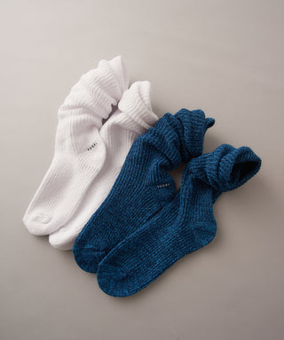 【GIFT SET】〈UNISEX SET ITEM〉Crispy white ＆ navy × blue