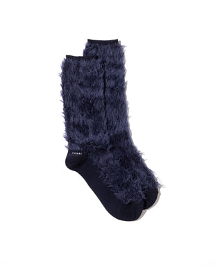 〈SET ITEM〉faux fur brown & navy