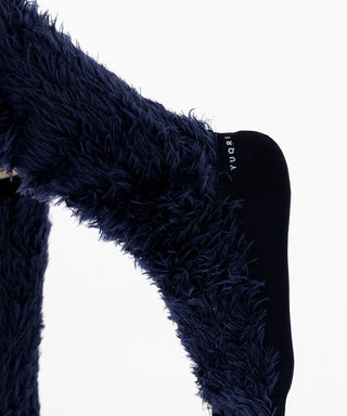 〈SET ITEM〉faux fur brown & navy
