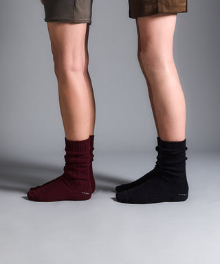 〈SET ITEM〉crispy warm burgundy &  Rich ridge navy x grey