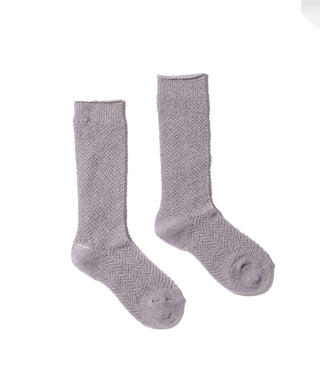 〈SET ITEM〉Fluffy herring bone grey & Polite beige